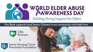 Orange Bank & Trust Company supports local Senior Citizens in our community with help from CRA Partners and the Senior Housing Crime Prevention Foundation.